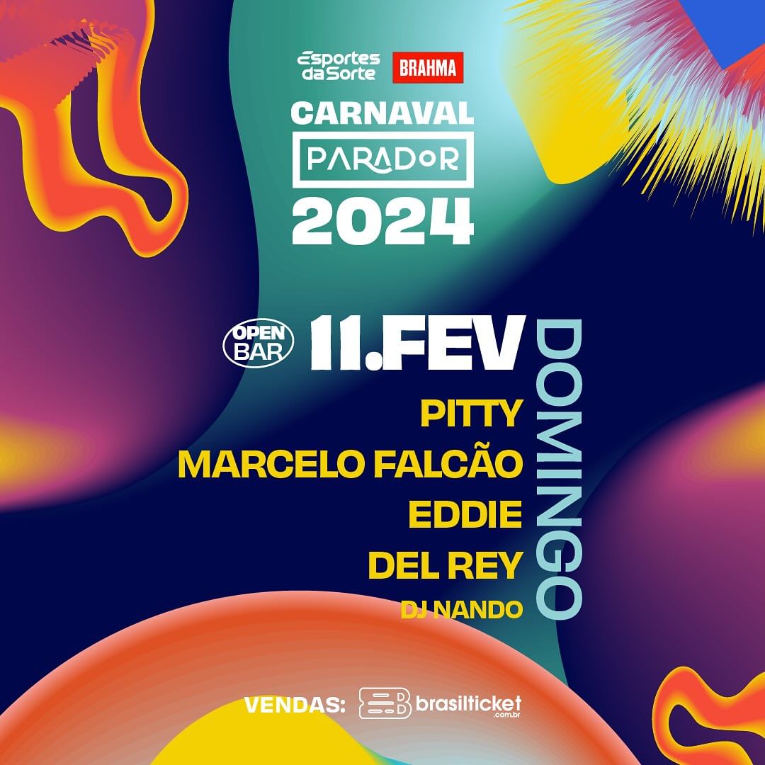 É O CARNAPITTY! A cantora foi confirmada como a principal atração do domingo de Carnaval (11/02) no Parador, localizado no Recife Antigo 🎉

— Ingressos à venda em brasilticket.com.br/carnaval-do-pa…