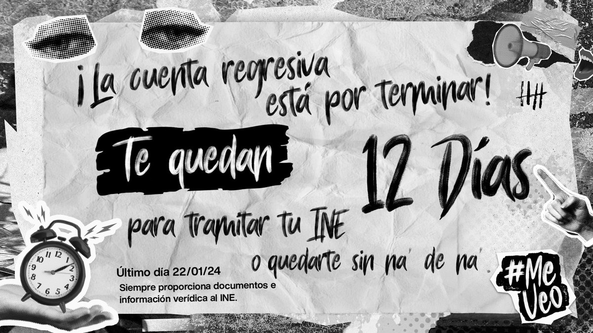 ¡Se acaba el tiempo!