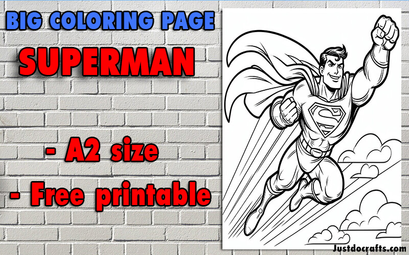 justdocrafts's tweet photo. 🦸♂️Big Coloring Page Superman. Free Printable
✅https://t.co/QvtjYmzFw1
✅Follow us
#papercrafts #papercraftforkids #forkids #preschool #schoolcrafts #superman #coloringposters #coloringpage #coloringbookpage https://t.co/2SVawU407y