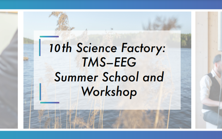 ClinicalNeuroph's tweet photo. [TMS–EEG Summer School &amp; Workshop] The Department of Neuroscience and Biomedical Engineering at Aalto University will organize the 10th Science Factory: TMS–EEG Summer School and Workshop, on Aug 30 – Sep 4, 2024.

https://t.co/jMoXtBxud4

Registration will open soon. https://t.co/lydmXzl8bO