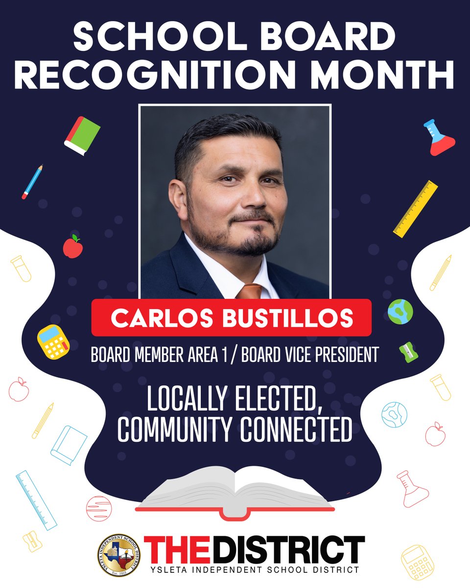 🙌🏼Thank you, Mr. Carlos Bustillos, Vice-President of our Board of Trustees, for your exceptional leadership and dedication to our students, staff, and communities! The impact you make is immeasurable. #THEDISTRICT is grateful for all that you do! ✨