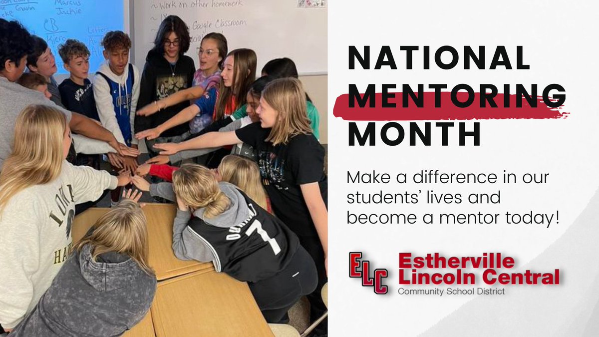 January is National Mentoring Month! Mentors can play a critical role in the lives of young people. If you believe you have something to offer, consider mentoring this month! #MentorIRL