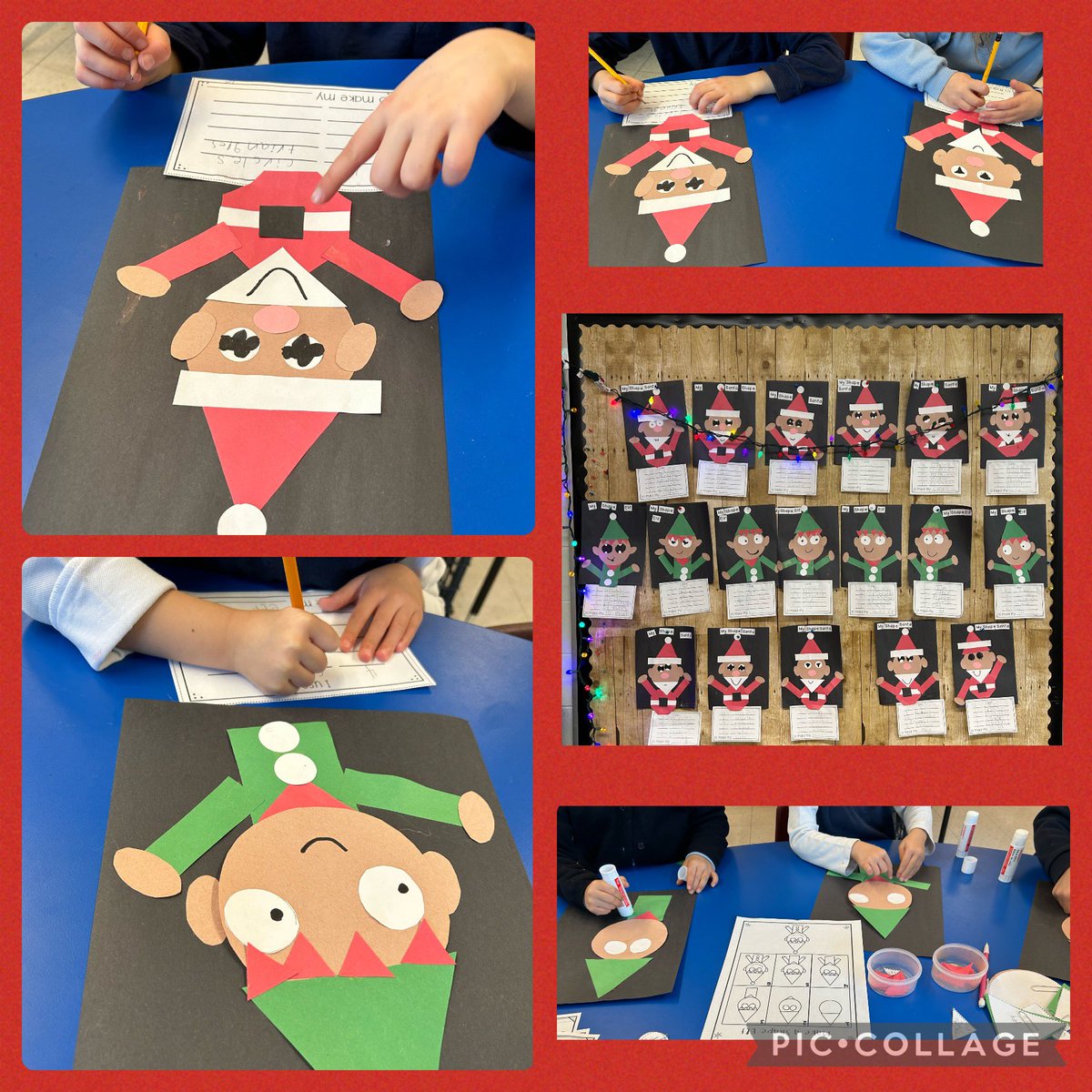 Christmas-themed shape art to complete our 2D shape unit. #STREAM
<a href="/smiycdsb/">St. Mary Immaculate CES</a>