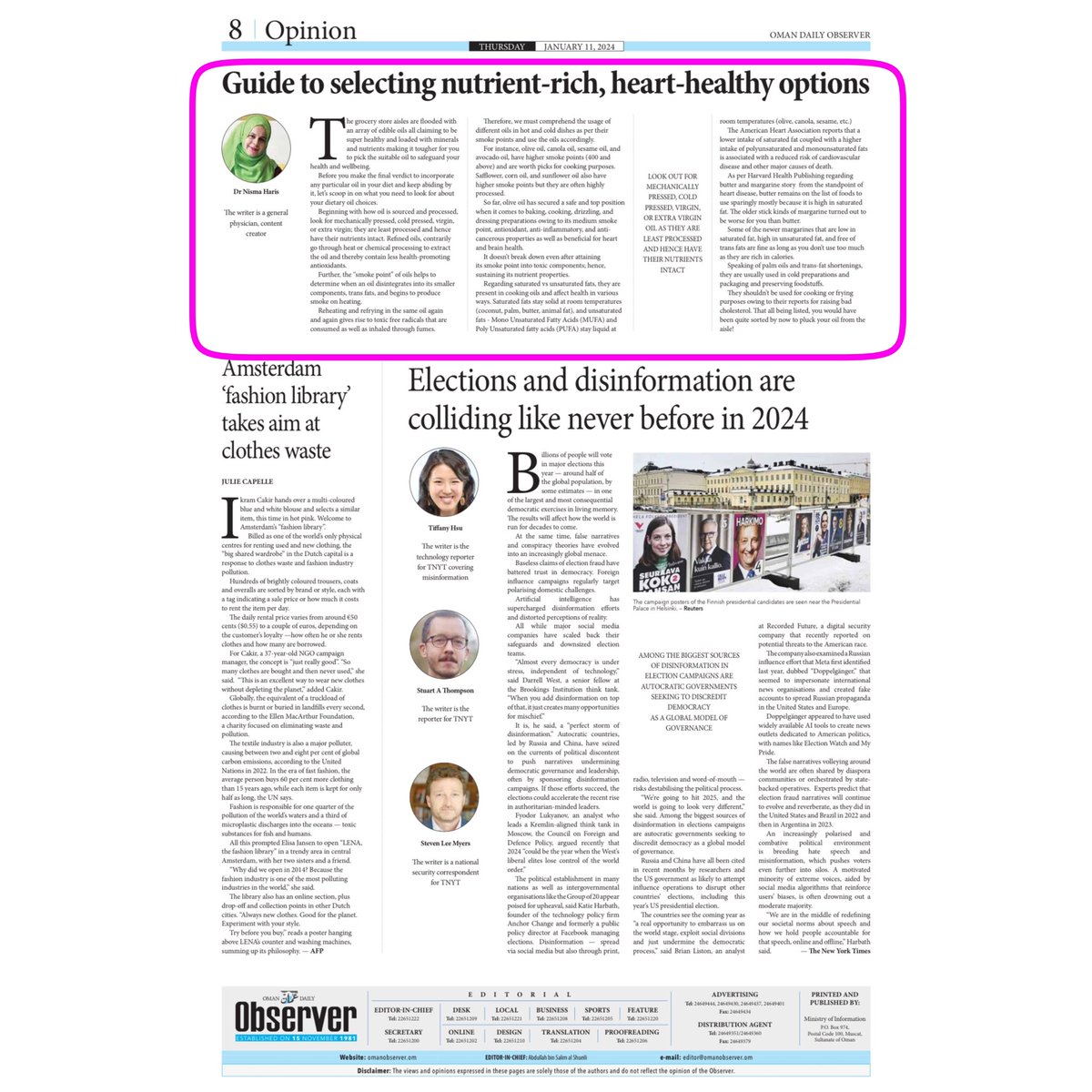 healthyvows's tweet photo. GUIDE TO SELECTING NUTRIENT-RICH, HEART-HEALTHY OPTIONS

Delve deeper:

https://t.co/gg15dCxxbb

#healthyvows #salalahoman #edibleoil #cookingoil #lifestylemanagement #writerslife #omanbloggers #contentcreatorsoman #contentcreatortips #writerscommunity #healthyoils https://t.co/zkqYOwdZjE