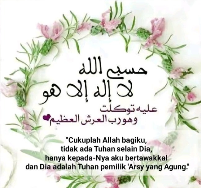 Qadarullah ya Allah
Terimakasih telah menguatkanku di setiap langkah
Alhamdulillah telah menuntunku di jalan kebaikan dan kebenaran meskipun hanya aku dan Engkau yang tahu
Untuk saat ini aku hanya ingin Engkau luaskan rasa sabar dan ikhlasku ketika harus menerima ujian dariMu🤲🙏