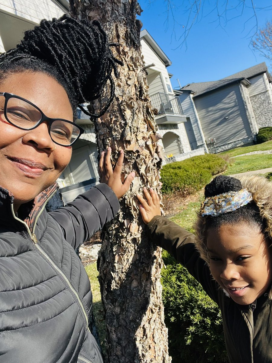 @IamTabithaBrown  I know that I was supposed to share them daily but I’m working on it. K?  Mine are more so shared experiences with my kids. #Ididanewthing 🧵

#1 Touched a tree with my daughter