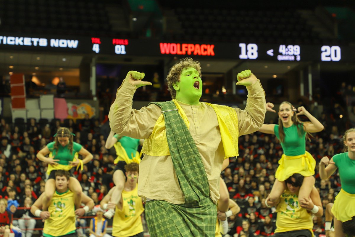 spokaneschools's tweet photo. #NorthCentralHS leveled up to an eighth straight win at last night’s annual spirit competition against #ShadleParkHS. The Wolfpack also swept both basketball games with NC boys winning 72-43 over the Highlanders, and the NC girls coming out on top with 39-38.
North Central’s theme was “Level Up the Shoes,” featuring classic video games. Shadle Park was inspired by the animated film series “Shrek” and its assortment of fairy tale characters in their “Quest for the Shoes.”
Elementary and middle school students who will attend SP and NC also joined in the excitement, getting pumped up for the day that they join the Highlanders and Wolfpack to battle for the Shoes.
Great job to all the students, athletes, staff, coaches, and fans who made the 2024 Groovy Shoes one we’ll never forget! #SPSPromise