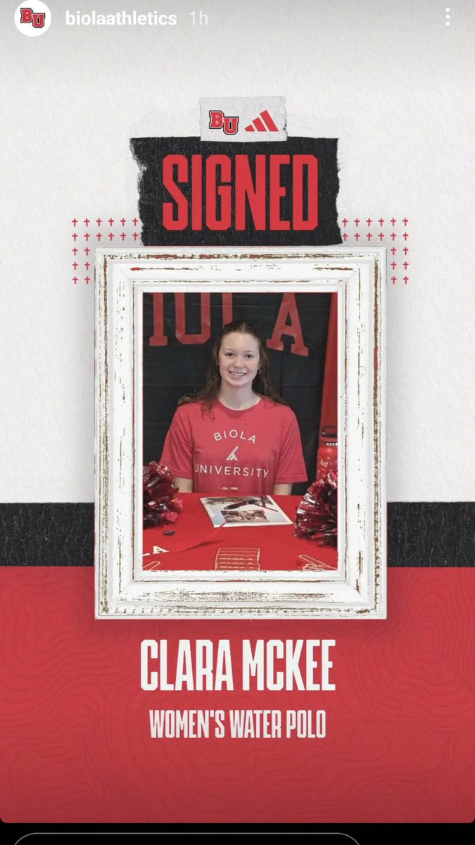 It's official! <a href="/BiolaAthletics/">Biola Athletics</a> @FosterSwim <a href="/AthleticsFoster/">Foster Athletics</a> #goeagles #EagsUp