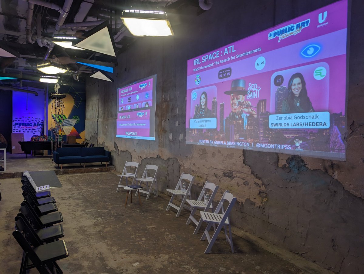 jrivt's tweet photo. Getting Ready for #IRLSpace here at the Public Future Art Lab @UndergroundATL https://t.co/cO1yshtdNW