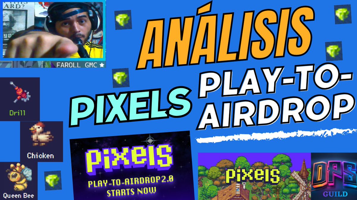 NUEVO VÍDEO EN YOUTUBE 🎬

TODO sobre el Pixels Play-To-Airdrop. Revisamos insignias, TOPS, lands para farmear, niveles de Skills, nueva misión, una información muy completa bajo mi punto de vista

Gracias a todos por el apoyo❤️.  <a href="/pixels_online/">Pixels</a> 

Enlace: youtube.com/watch?v=94YPky…