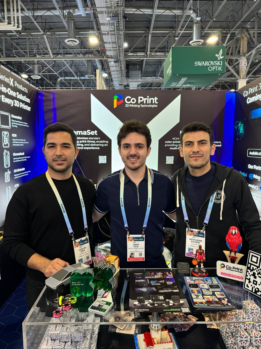 Enjoyed visiting the @CoPrint3d booth at #CES2024. Amazing tech and even better hospitality! Kudos to the team 🙌