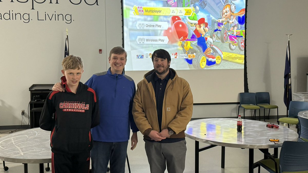 SCPS_Activities's tweet photo. We want to congratulate Shelby County High School on winning the Shelby Cup Mario Kart Tournament. Rounding out the top 3, East Middle takes 2nd and Clear Creek takes 3rd.
Thank you to all who participated and made this such a fun event.
#ShelbyInspired @shelbycountysch https://t.co/eRTyLsHDo0