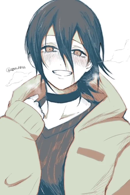 「冷えますねえ。」