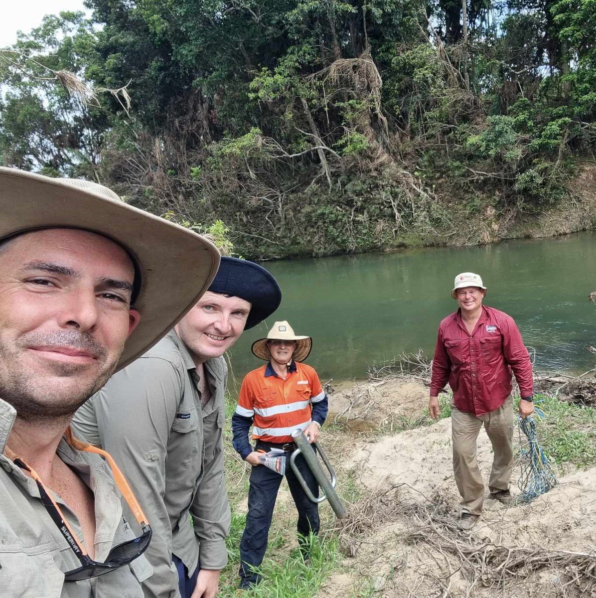 terrainNRM's tweet photo. A flood didn't stop some of our water monitoring systems! Weโve just finished #CycloneJasper repairs to stream & #wetland monitoring stations. Nothing washed away and one station that was almost fully submerged kept recording data through the flooding!
@DCCEEW @GBRFoundation https://t.co/Hh9q1xqtkg