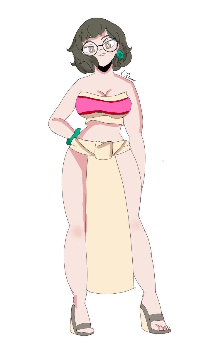 — Alguien recuerda mi disfraz de este año? Me quedo horrible 

“Pequeño suspiro”