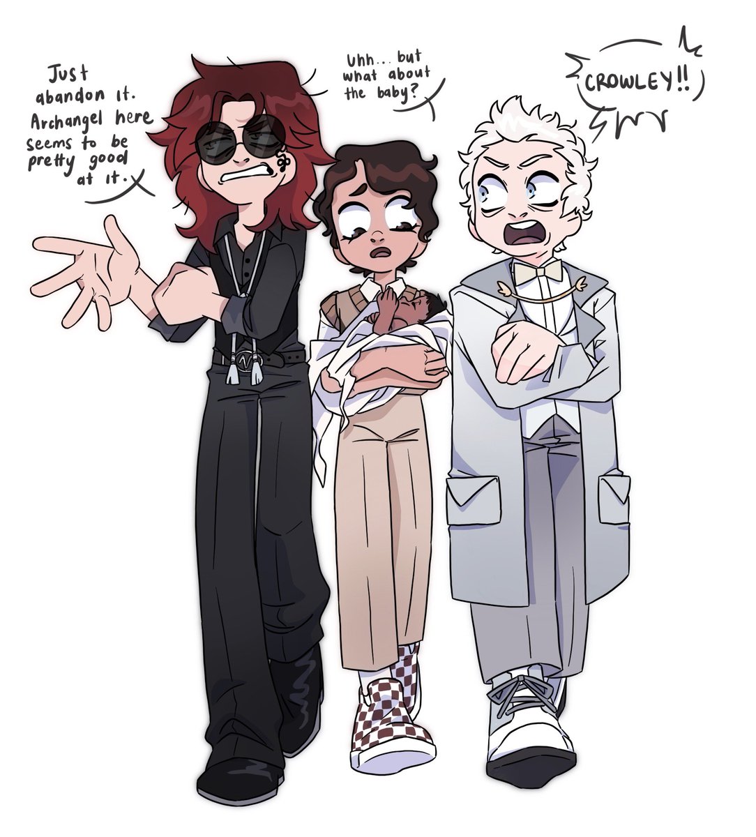 season 3 is gonna destroy me :,) #GoodOmensFanArt #goodomens