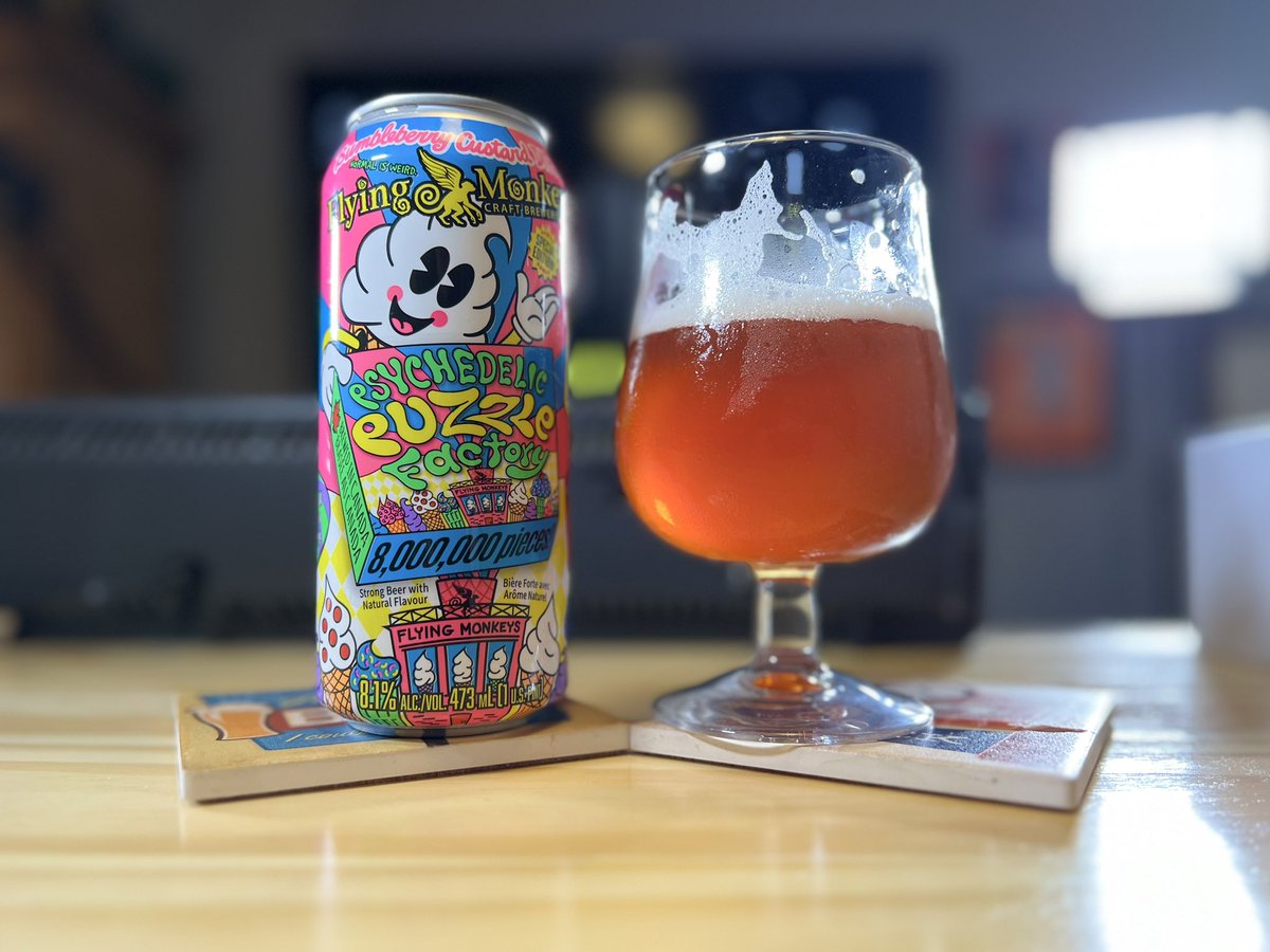DavesTV72's tweet photo. Bumbleberry Custard DIPA Psychedelic Puzzle Factory #bumbleberry #dipa https://t.co/IqtNuldgf8 via @YouTube https://t.co/BfV1e9JFGk