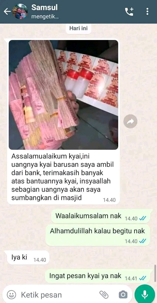 SamsuddinK56629's tweet photo. Assalamualaikum wr wb.
Bagi yang punya masalah ke uangan asmara
Hubungi Kyai Samsuddin
WhatsApp +087740870075
Alamat: JI. Pesarean wonosari malang Jawa Timur.
#peletputargiling #pesugihangunungkawi #tkwhongkong #pesugihanasli #tkwarabsaudi #penarikan
#UangGoib https://t.co/TdzZsK9hRg