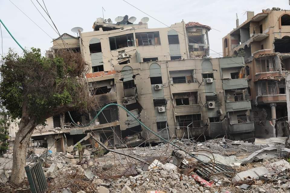 SprinterPress's tweet photo. The consequences of the great destruction caused by the Israeli bombing of the city of Gaza. https://t.co/VrqHoQEY9a