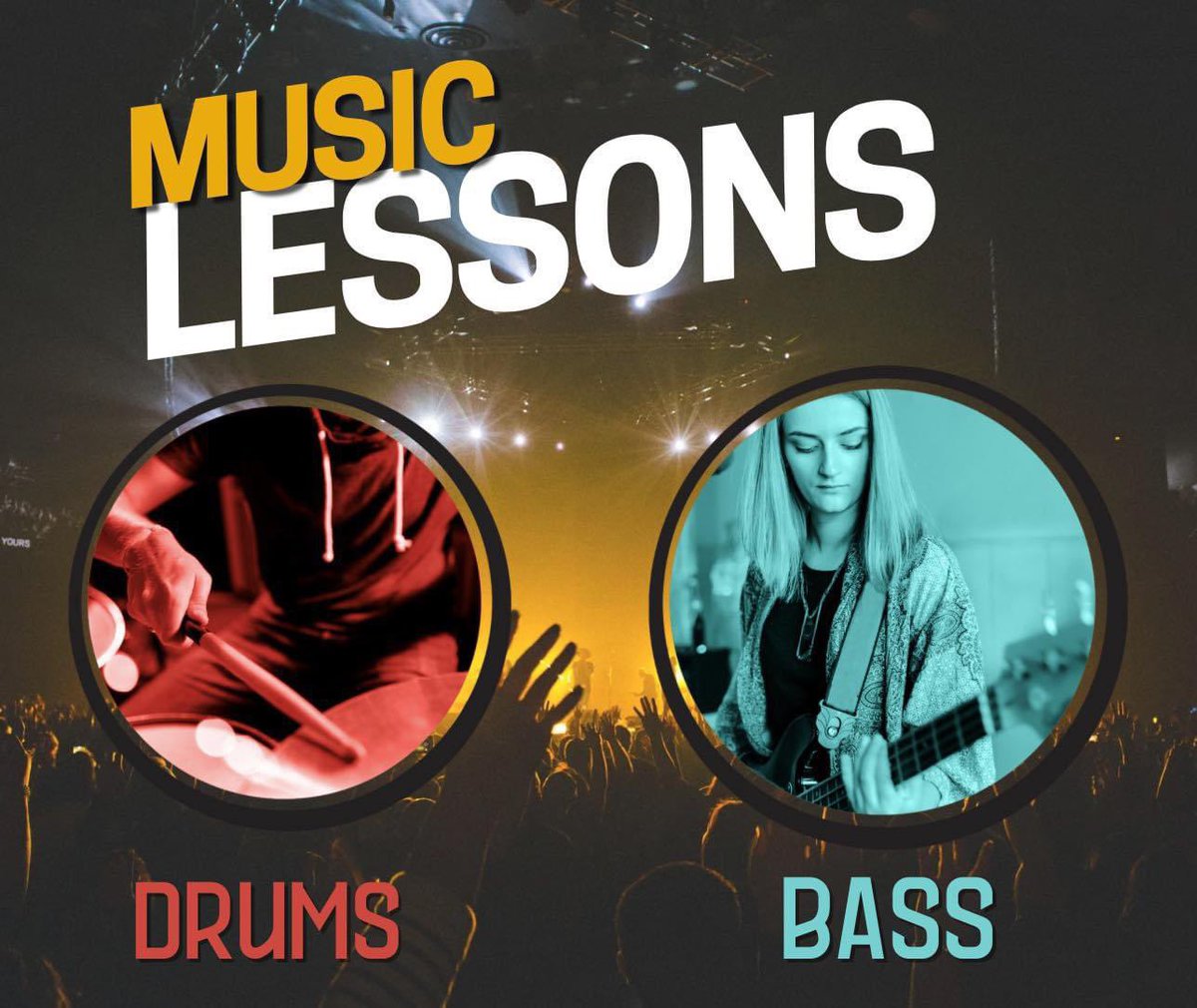 SingOmaha's tweet photo. Wanting to start the new year with music? We have IMMEDIATE OPENINGS for BASS and DRUM lessons! Sign up today at https://t.co/01f2ghk3JT https://t.co/ct3d1OfT8h