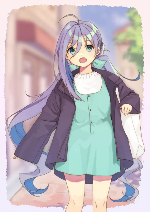 お題箱から、私服でお出かけ清霜ちゃん #艦これ
