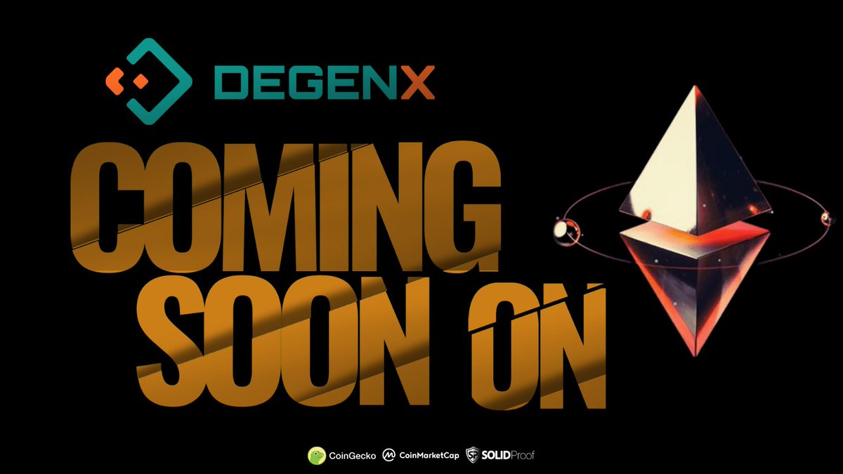 VERY excited about the $DGNX launch on #Ethereum tomorrow. 

The DegenX team had been working nonstop through the entire bear market and now into the bull run. The community has been blowing up recently also. Definitely keep your eyes on this project:

t.me/degenxportal