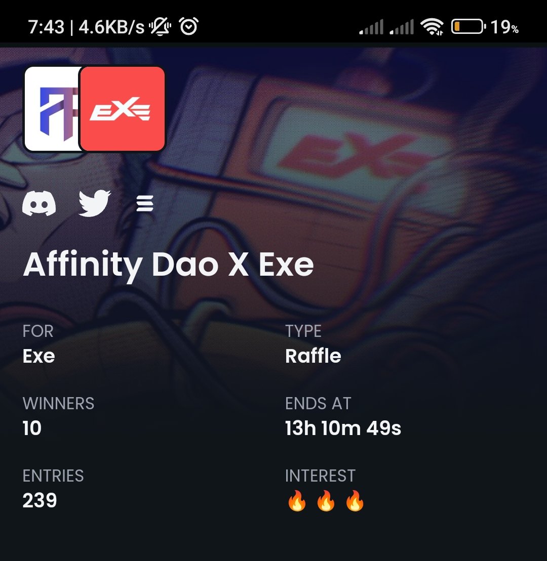 AffinityDao's tweet photo. Affinity dao x @ExeLandNFT https://t.co/18r8TZpxJ6
