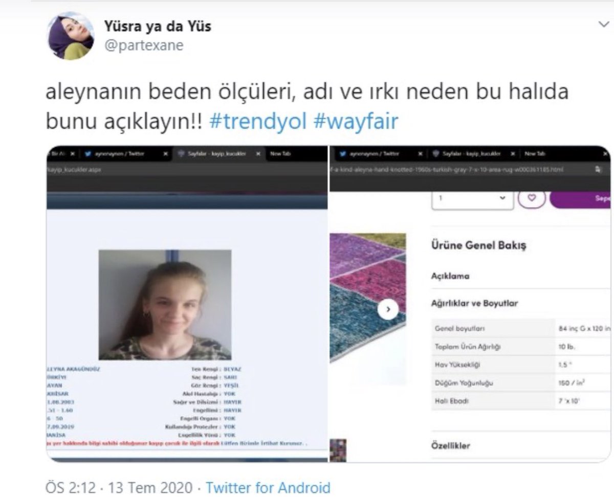 2020 yılında trendyoldaki çocuk satışlarına nasıl sustuk.

Teresa Türk asıllı dediğimde linç eden çok bilenler orlayn mi?