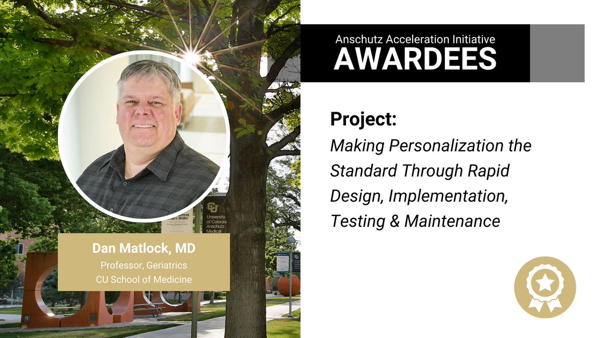 Congrats to <a href="/Dan_Matlock/">Dan D. Matlock</a>, MD, professor in the Division of Geriatric Medicine!