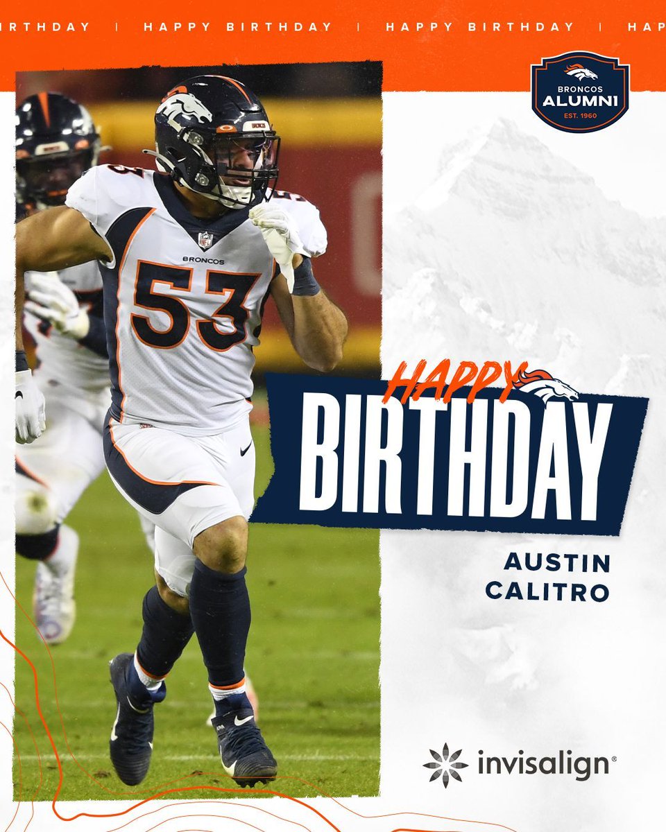 RT to wish former <a href="/broncos/">Denver Broncos</a> RB <a href="/KapriBibbs/">3KingBibbs5</a> &amp; LB <a href="/Ayee_See/">Austin Calitro</a> a happy birthday! 🥳