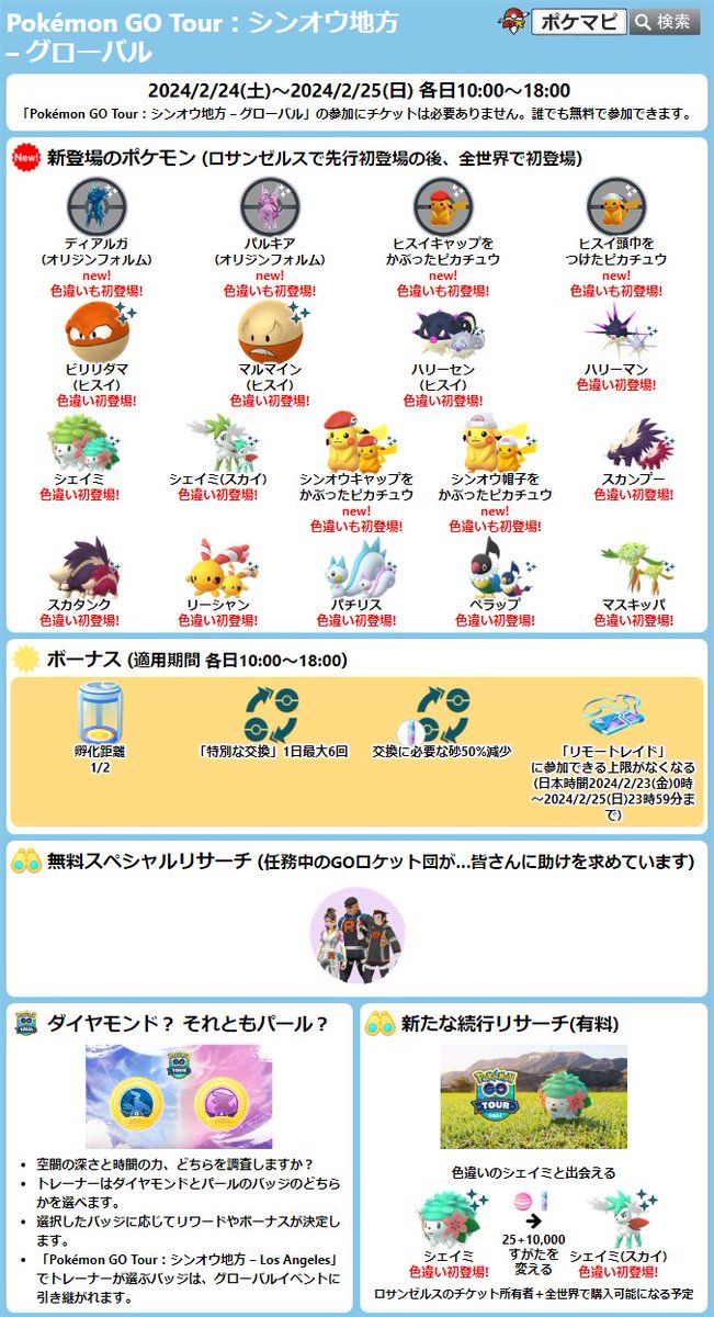Pokémon GO Tour：シンオウ地方 – グローバルを機に、 ・ビリリダマ