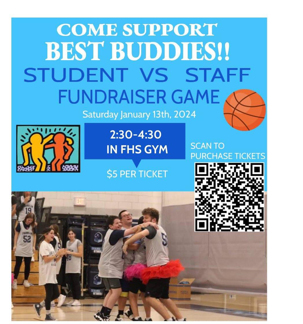 This Saturday! 2:30 at FHS! Money raised helps pay for the Best Buddies prom in May!
