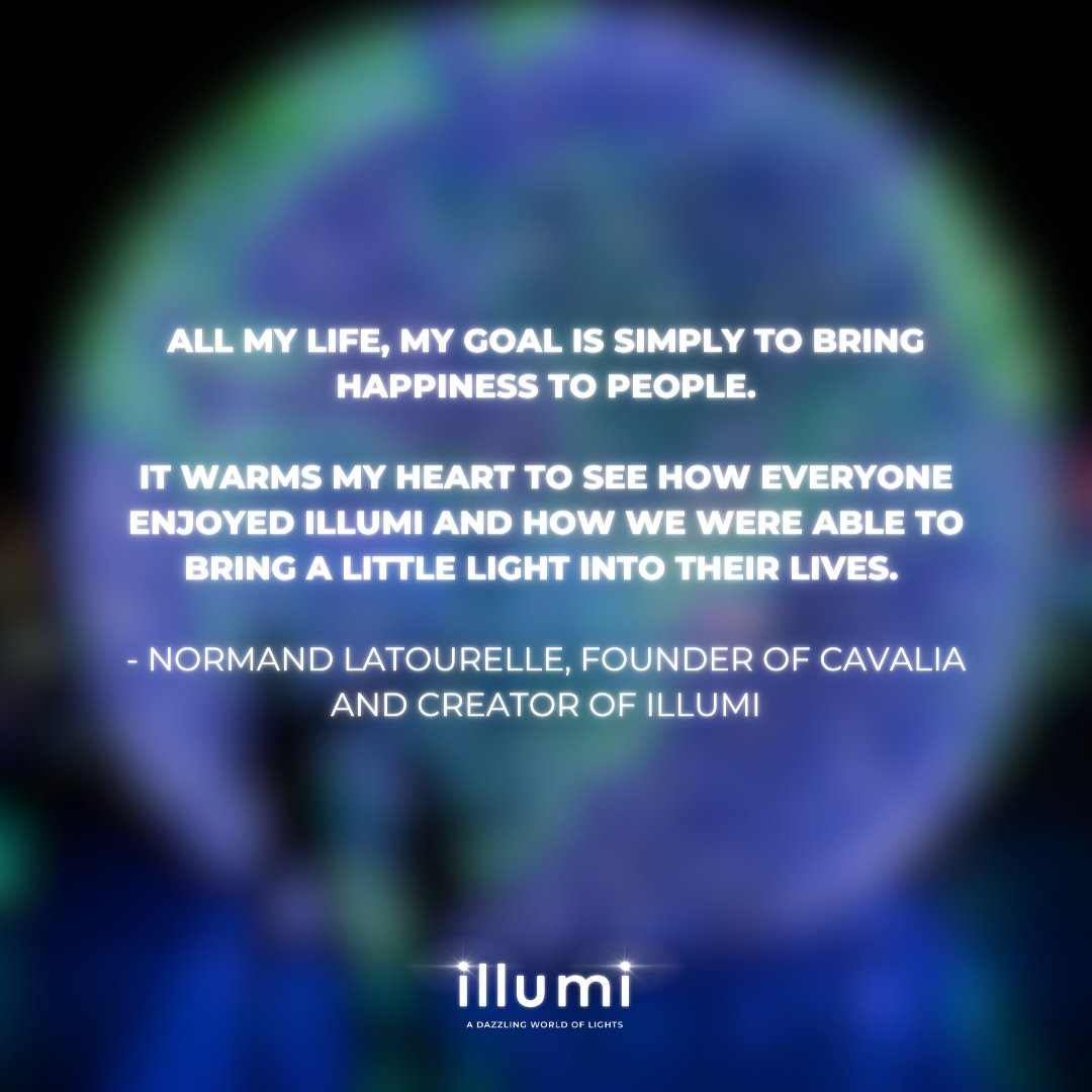 illumiToronto's tweet photo. 💙 | 14 magical universes. 20 million lights. 750,000 visitors. Thank you for helping us shine so bright. We couldn’t have done it without you.

Want to stay updated on our upcoming shows? Stay following us on social. 

#illumiToronto ✨ https://t.co/zu9Aha2Etm