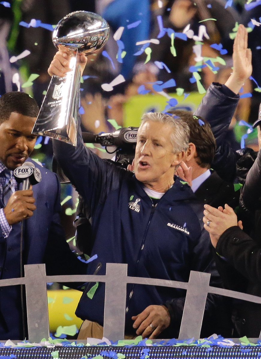 It’s officially the end of the greatest era in Seattle Seahawks history, so far. 💙💚

Thank you for all the memories, the Legion of Boom, two Super Bowls, and being a fricking awesome head coach for 14 years, Pete. 

Onto the future (and maybe we’ll pick up Dan Quinn 🤷🏼‍♀️😎)