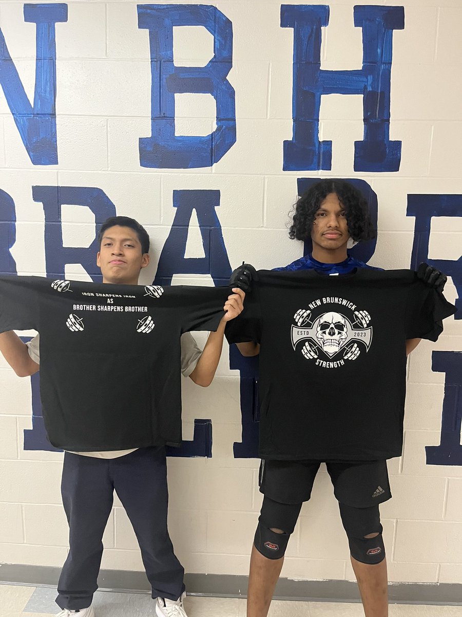 NBzebrafootball's tweet photo. Lifters of the month for December. First winners of our inaugural New Brunswick Strength t-shirts. Great work by Jeffren and Darwin
“Iron sharpens iron was brother sharpens brother”
#zebrapride #ironsharpensiron https://t.co/qcpIqJvQl2