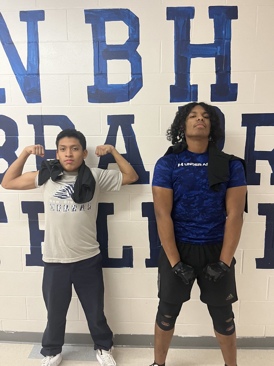 NBzebrafootball's tweet photo. Lifters of the month for December. First winners of our inaugural New Brunswick Strength t-shirts. Great work by Jeffren and Darwin
“Iron sharpens iron was brother sharpens brother”
#zebrapride #ironsharpensiron https://t.co/qcpIqJvQl2