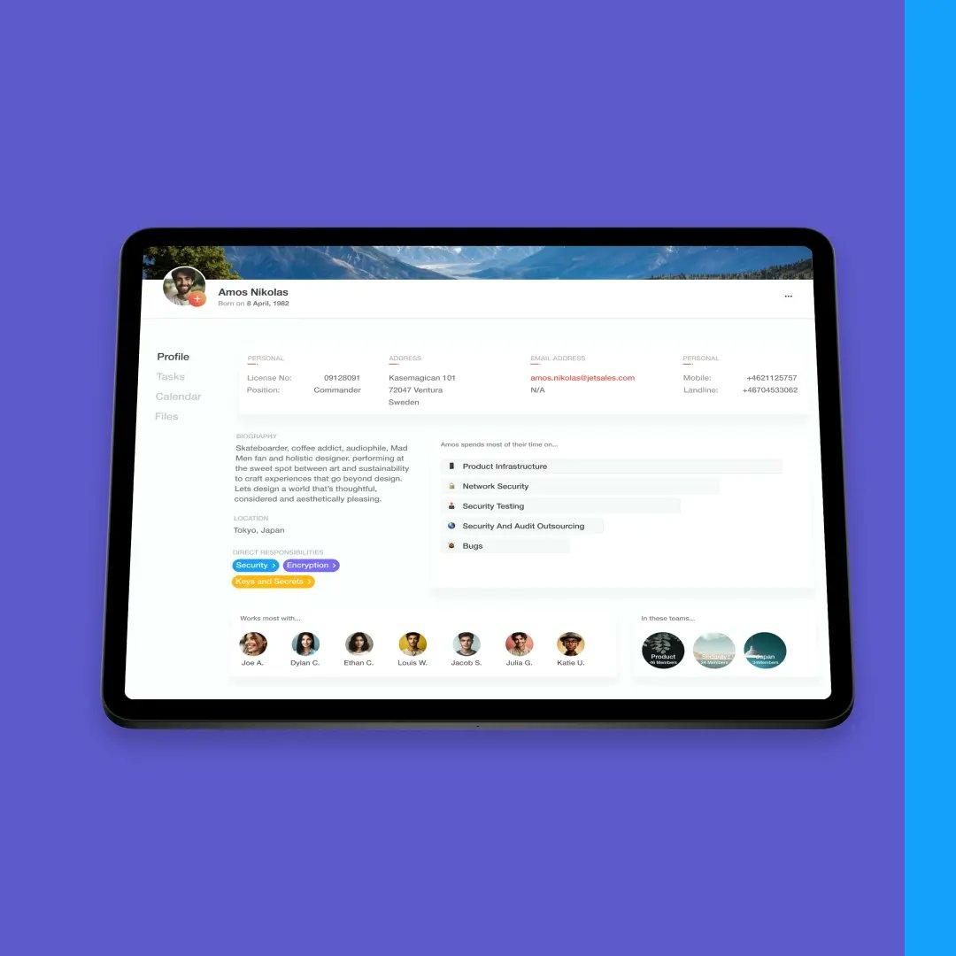QwesiOG's tweet photo. User profile for a Digtial Work space. #dailyux #100daysofUX day006. #uxdesign #ux #uiuxdesign #uidesign #webapp https://t.co/I28q4z49XD