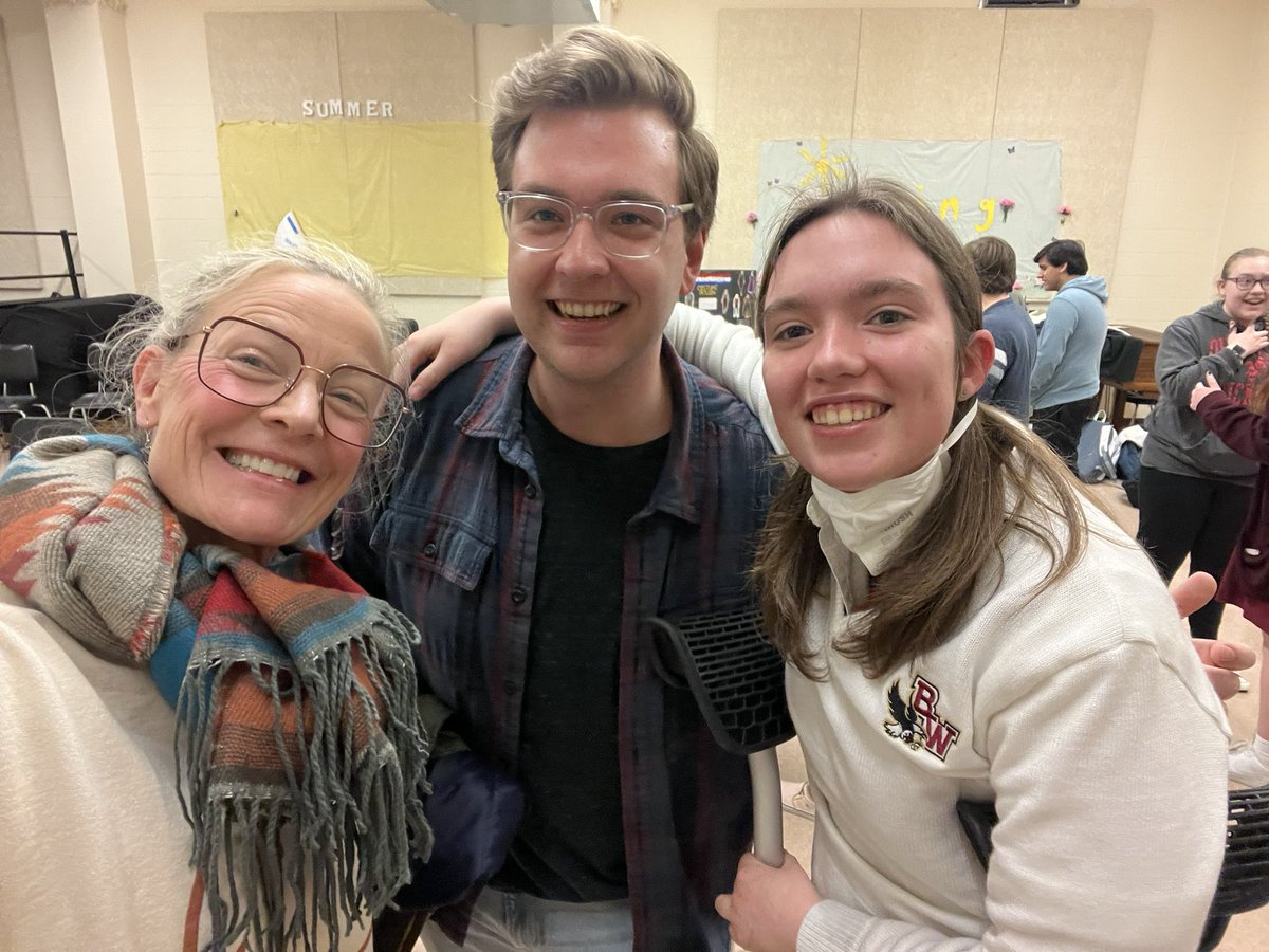 BWLittleTheatre's tweet image. We❤️our @BishopWatterson Theatre ALUM! Thanks for stopping by Nick Gasior #Classof2015