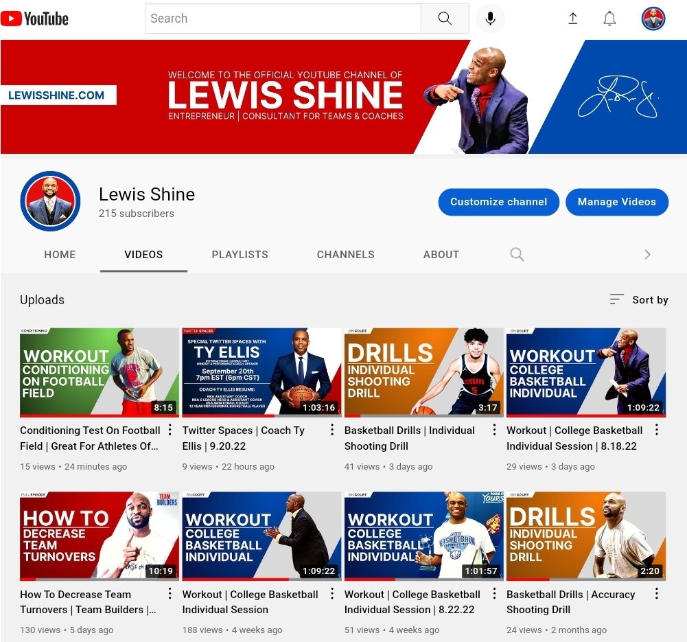 LEADERS/COACHES/ATHLETES

Please do me a favor &amp; SUBSCRIBE to my YouTube Channel @ the link below! Lot's of FREE content catered to COACHES &amp; ATHLETES going out including:

🏀 Drills
🏀 Full Workouts
🏀 Leadership Content

PLEASE RETWEET

My YouTube Link: youtube.com/@LewisShine