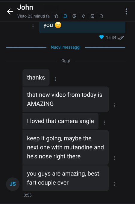 message arrived in my only4ns chat, regarding the new contents ❤️ I'm sorry for anyone who will miss