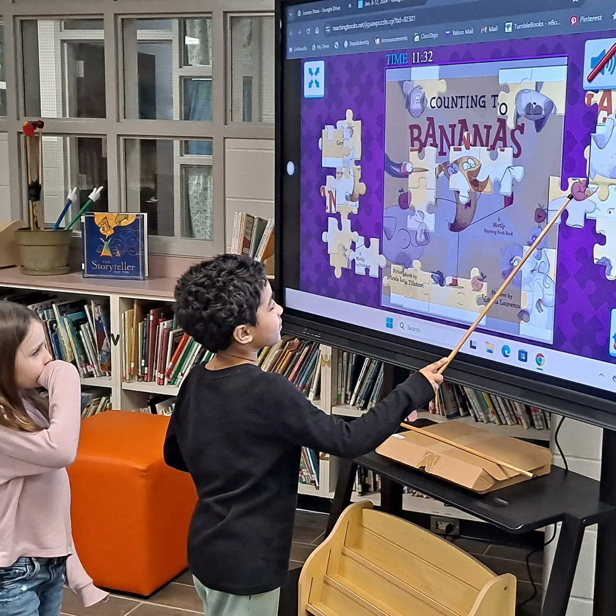 Reading this gem of a counting and rhyming book to Kinder this week.  Teachingbooks.net has some fun puzzles to pair with great read alouds. 
@humbleisd_bbe <a href="/HumbleISD_lib/">Humble ISD Libraries</a> <a href="/TeachingBooks/">TeachingBooks</a> #thehumblelibrarian