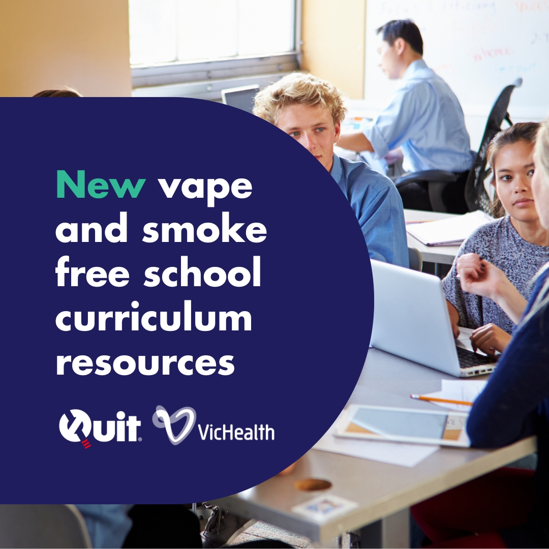 Quit is proud to release ‘Seeing Through the Haze,’ an anti-vaping teaching and learning resource for schools. It is free to access for teachers and schools to incorporate in their routine lesson planning and is now available for download. Media release: bit.ly/3vntUqf