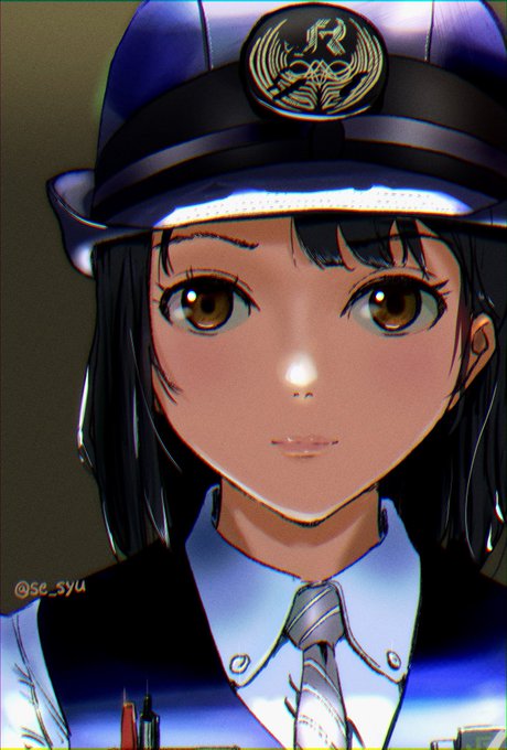 「necktie policewoman」 illustration images(Latest)