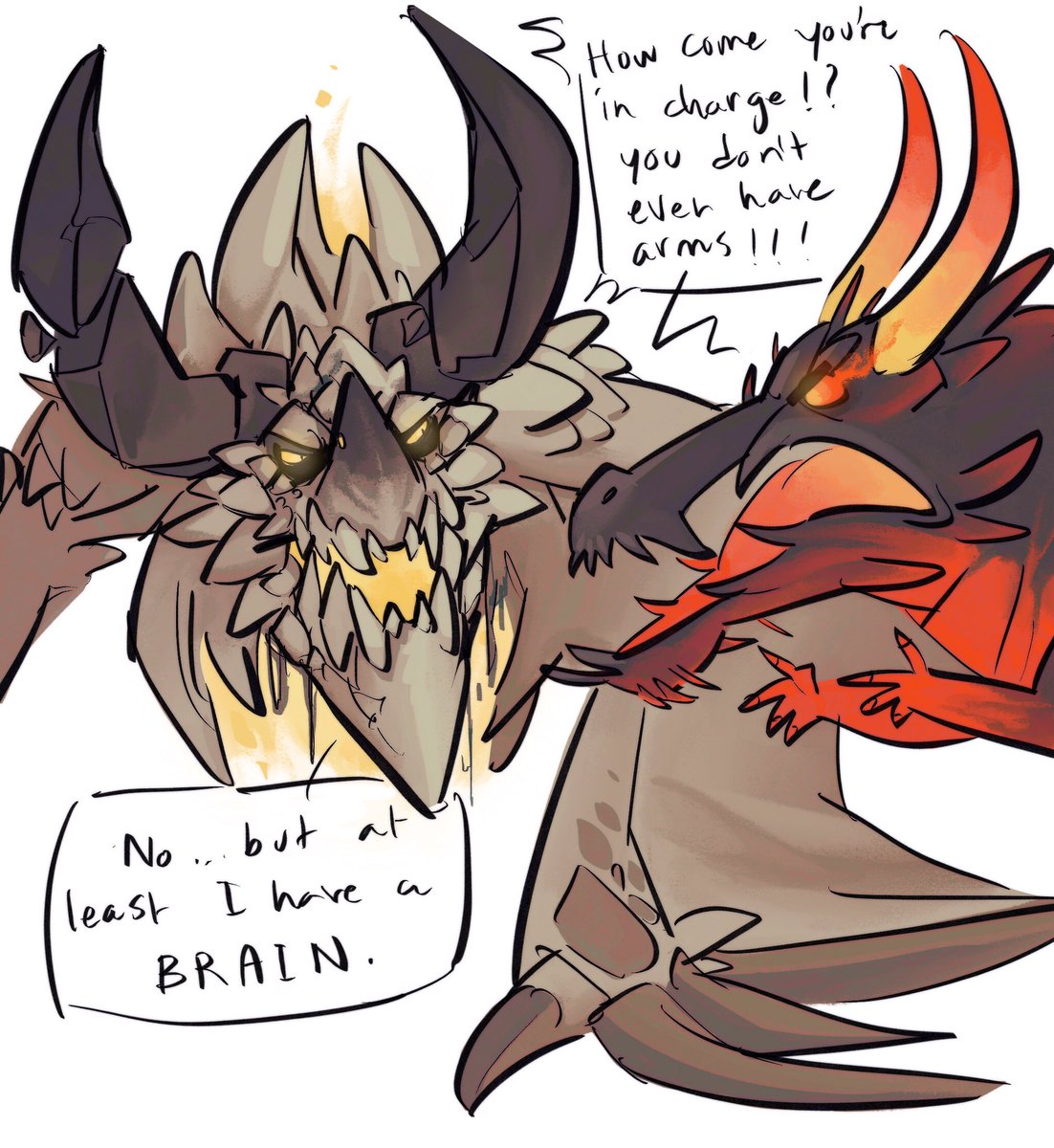 nmvsolidus's tweet image. needed a discord icon and had time to doodle some ideas over the holidays, figured i’d share for all two people who are interested. kicking things off with the primal incarnates, who i have a new found appreciation for since reading war of the scaleborn