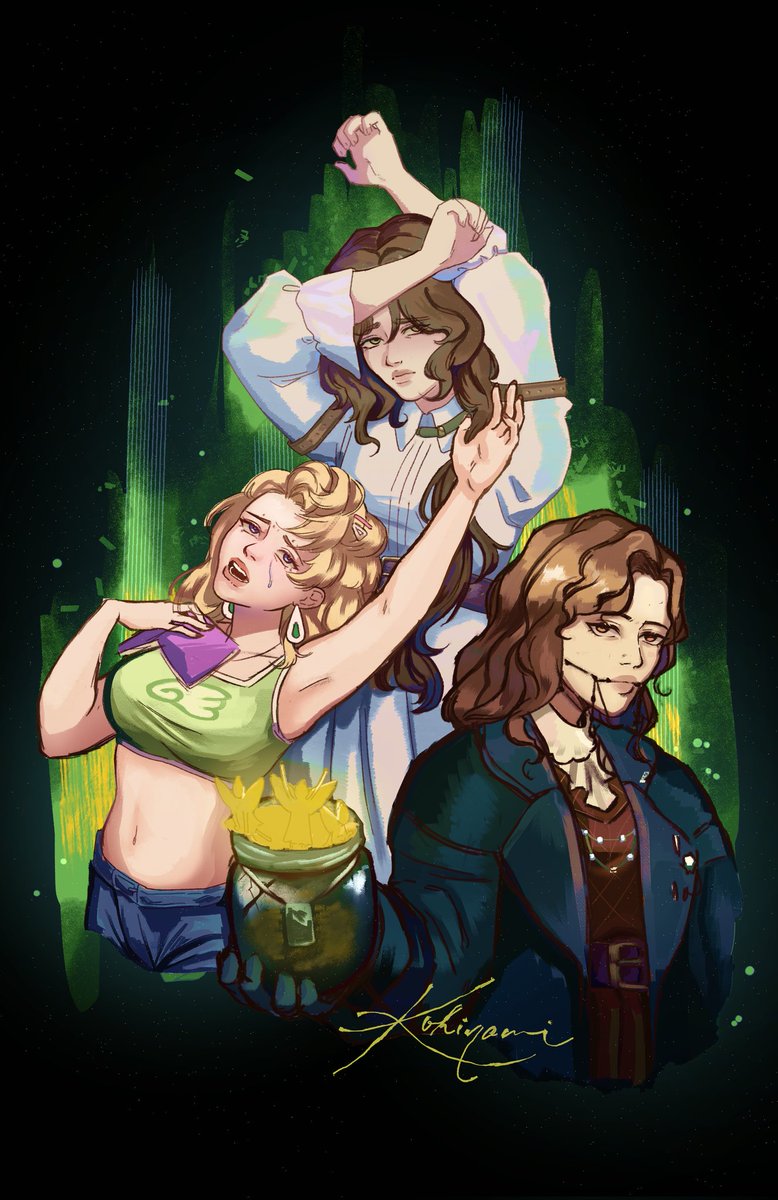 stardustmach1ne's tweet image. A monster of my own creation...
#Reverse1999FanWorkContest  #GreenLakeNightmare