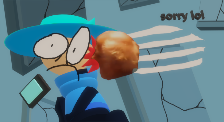 BlueFan2023's tweet photo. ok this get me confused so uh i made agp hitting animdu in his head... sorry lol https://t.co/zSbuMXxK7U