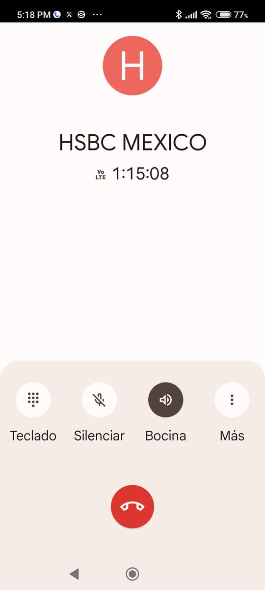 HaroldoMx's tweet photo. @HSBC_MX chulada de atención una hora y contando al teléfono, pésimo pésimo https://t.co/u9Wk99bnw0