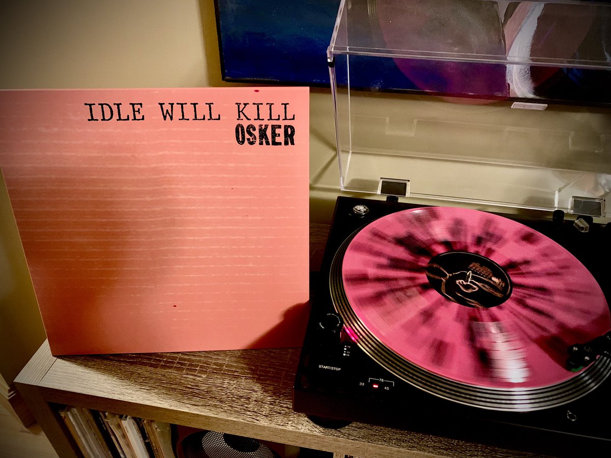 Vidja_Gamer's tweet photo. On the turntable tonight, Osker - Idle Will Kill. Listen to it, love it!!! #punkrock #Osker #vinylrecords #emo https://t.co/edALfoOHiM