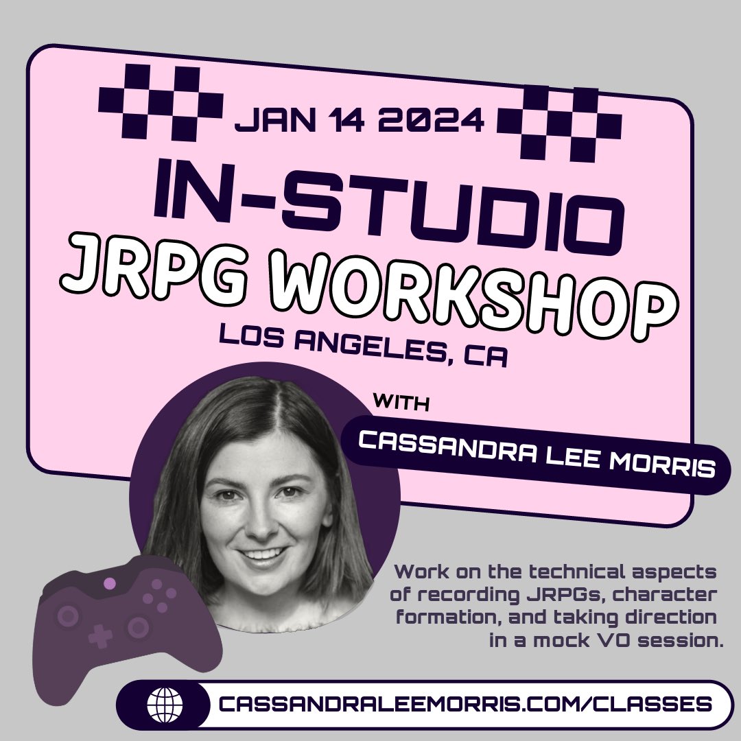 A lot of people are always asking me about good classes to take and Cassandra is fantastic! She has been in the industry for years, and she has a lot of insight and offers such a supportive environment to learn new skills. And this is rare and IN PERSON- check it out if you can!