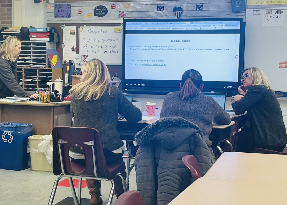 Ms. Murphy and @LaurenLloyd_KCS are Red Raider A-MAZING! Sharing great tips on how to rock at @KeyportSchools using @Edulastic! #TeacherAcademy #SmallSchoolsDoBigThings #TeachersWith❤️🤍 @KeyportCentral